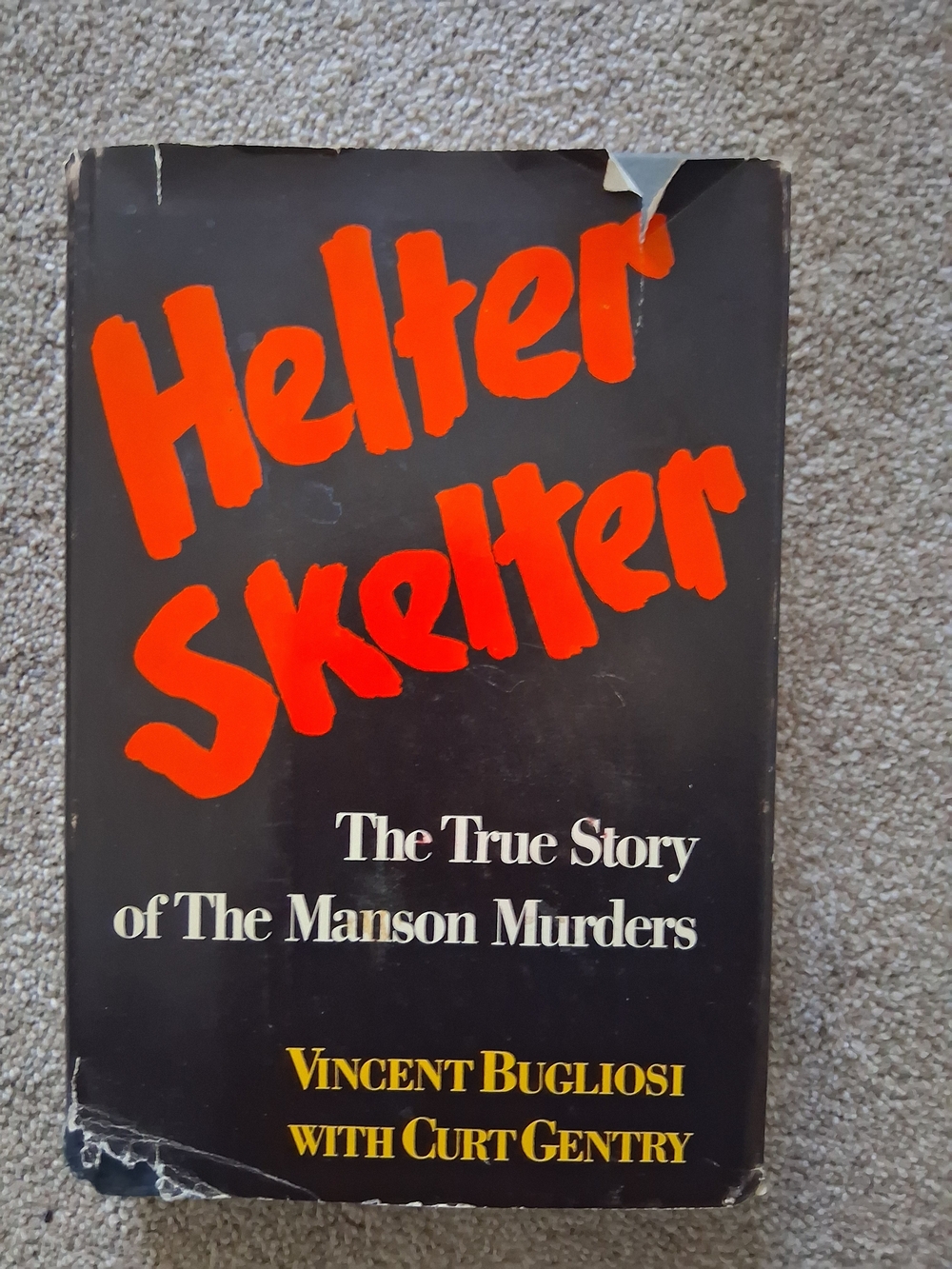 ​1974 Helter Skelter First Edition 2nd Print Hardcover Vincent Bugliosi
